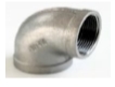 (image for) 90 Degree Stainless Steel Female to Female Elbow Fitting. (1/2")