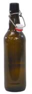 (image for) 1 Ltr Brown EZ Cap SwingTop-12 per case