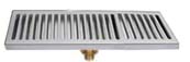 (image for) Surface Mount 16" x 5" SS Drip Tray w/Drain