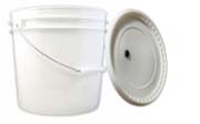 (image for) 2 Gallon Bucket with drilled and grometed lid