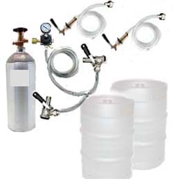 (image for) 2 Keg Refrigerator Conversion System