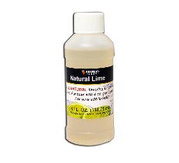 (image for) Natural Lime Flavoring Extract 4 OZ