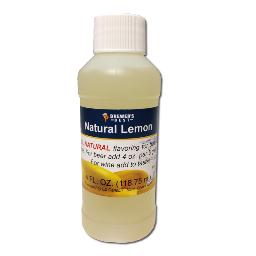 (image for) Natural Lemon Flavoring Extract 4 OZ