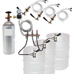 (image for) 3 Keg Refrigerator Conversion System
