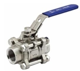 (image for) 3pc stainless steel Ball valve.