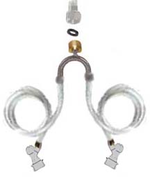 (image for) EZ Draft CO2 Line Splitter for Soda Kegs