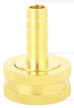 (image for) 3/8" Barb X 3/4" Garden Hose Swivel.