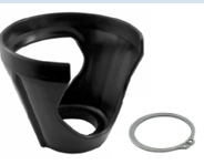 (image for) Carry Handle w/ Snap Ring (fits 2 3/16" Kidde Cylinder)