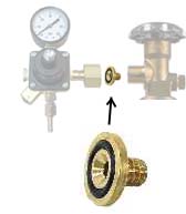 (image for) Abc Permanent O-ring Assembly (Box of 500ea)