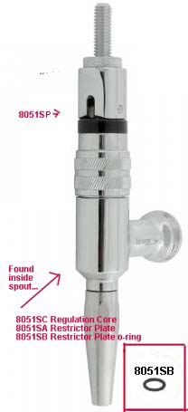 (image for) Stout Faucet Restrictor Plate O-Ring
