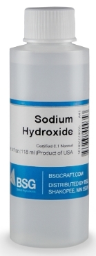 (image for) Sodium Hydroxide 4 fl oz (Certified 0.1 normal)