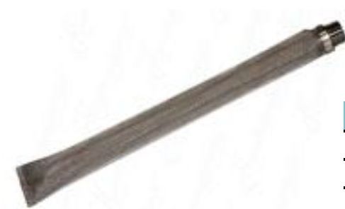 (image for) 1/2" NPT SS Mesh Bazooka Screen 6" (12" available)