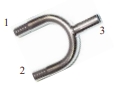 (image for) 1/4" SS U Bend Splitter
