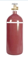 (image for) New 10lb (40 cuft) Filled Steel Beer Gas (cannot be shipped.)