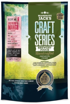 (image for) Mangrove Jack's Raspberry & Mango Cider (makes 6 US Gal)