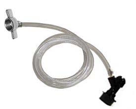 (image for) Jumper Line Assembly for Ball Lock Soda Keg to Shank Thread Wing
