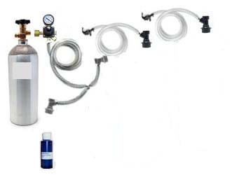 (image for) 2 Keg Basic Homebrew CO2 System (Ball Lock without kegs)