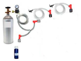 (image for) 2 Keg Basic Homebrew CO2 System (Pin Lock without kegs)