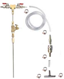(image for) Deluxe Counter Pressure Btl Filler Kit w/in-lin Quick Disconnec
