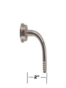 (image for) 1/4"'' Curved Tail piece (use for 3/16" ID line as well.)