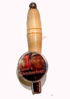 (image for) Pine Wood Tap Handel with Changeable Window