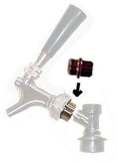 (image for) Faucet Adaptor for Soda Kegs (adapter only)