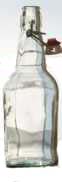 (image for) 1 Ltr Clear EZ Cap SwingTop-12 per case