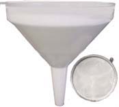 (image for) 8'' Funnel with Strainer
