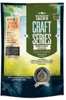 (image for) Mangrove Jack's Peach and Passionfruit (makes 6 US Gal)