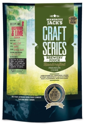 (image for) Mangrove Jack's Raspberry & Lime Cider (makes 6 US Gal)