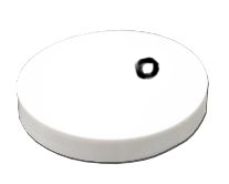 (image for) Screw-on Lid Drilled (4 3/8"diameter. fits 1 gallon glass jar)