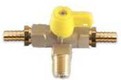 (image for) Gas Manual Changeover Valve. 1/4'' Barb or 3/8'' x 1/4'' Male