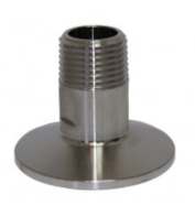 (image for) 1.5" Tri-Clamp Fittings by Male 1/2" NPT for Brewing.