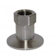 (image for) 1.5" Tri-Clamp Fittings by Female 1/2" NPT for Brewing.