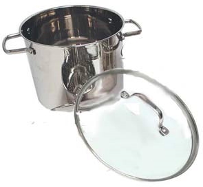(image for) 20 Quart Tri Ply Bottom Stainless Steel Brew Pot/Kettle with Lid
