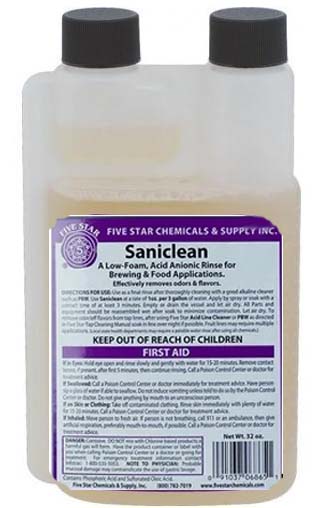 (image for) Five Star SANICLEAN 32 oz,