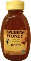 (image for) Webbs Central Florida Pure & Unfiltered Wild Flower Honey 1lb