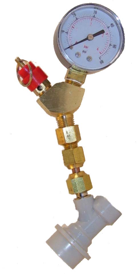 (image for) Pressure Test and Adjustment Tool for Ball Lock Soda Kegs.