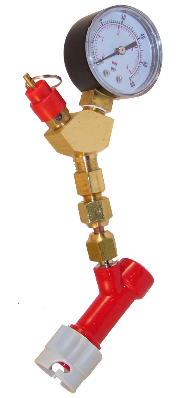 (image for) Pressure Test and Adjustment Tool for Pin Lock Soda Kegs.