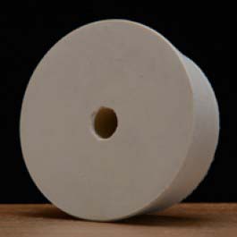 (image for) #13 Rubber Stopper Drilled for Airlocks
