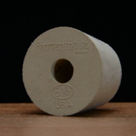 (image for) #6 1/2 Rubber Stopper Drilled for Airlocks