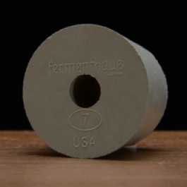 (image for) #7 Rubber Stopper (drilled)