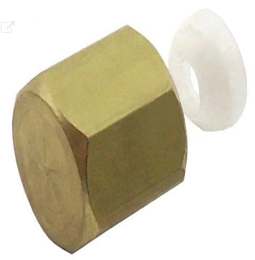 (image for) Outlet Cap, 1/4" FFL w/ Washer