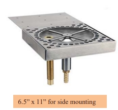 (image for) Glass Rinser Drip tray with side mount flange