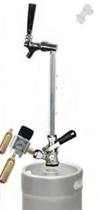 (image for) Mini Portable 16g Sanke Keg CO2 Kit (D system or other coupler)