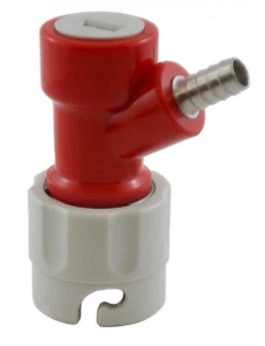 (image for) 1/4'' Barbed C-Keg Disconnect Short Style (Gas pin lock)