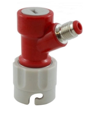 (image for) 1/4'' Threaded C-Keg Disconnect Short Style (Gas pin lock)