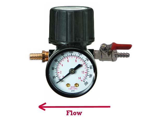 (image for) Automatic In-Line Spunding Valve (1/4'' barbs)
