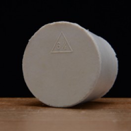 (image for) #6 1/2 Rubber Stopper (Solid)