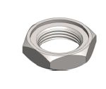 (image for) Stainless Steel 1/2" Hex Nut with Groove for O-ring